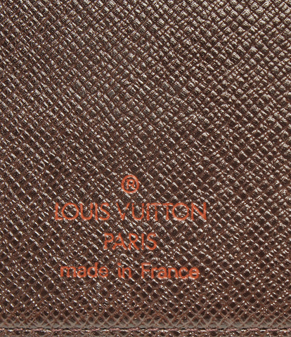 Louis Vuitton Gamaguchi พับกระเป๋าสตางค์ Porto Mon Bie Vienois ผู้หญิง Damier (กระเป๋าสตางค์ 2 พับ) Louis Vuitton