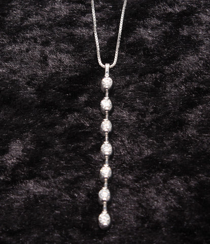 Beauty products K18WG Diamond 0.50ct 7 Necklace Ladies' (necklace)