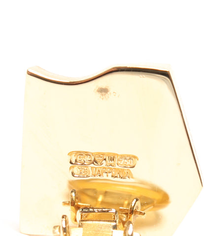 Laponica ผลิตภัณฑ์ความงาม K18YG K18WG ต่างหูแหวน 2 ชิ้นชุด K18 ผู้หญิงขนาด 14 (แหวน) Lapponia