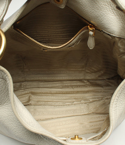 Prada leather shoulder bag for women, leather PRADA