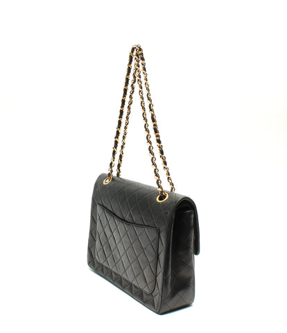Chanel leather shoulder bag double flap Matorasse (W chain) Women CHANEL
