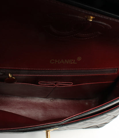 Chanel leather shoulder bag double flap Matorasse (W chain) Women CHANEL