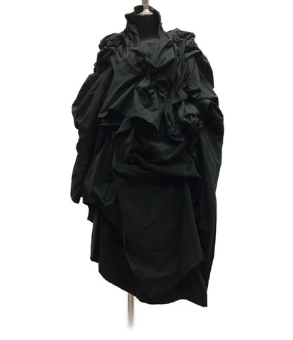 yojiyamamoto สินค้าความงาม frill เสื้อผู้หญิงขนาด 2 (m) yohji yamamoto