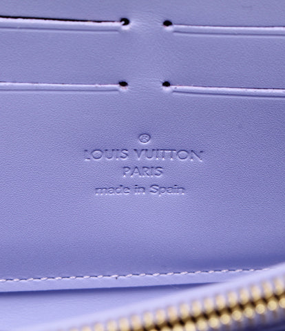 Louis Vuitton ความงามรอบสปริงยาวกระเป๋าสตางค์ Jippy กระเป๋าสตางค์ Monogram ชุดสูท M90141 Zippy กระเป๋าสตางค์ Monogram Verni ผู้หญิง (Round Fastener) Louis Vuitton