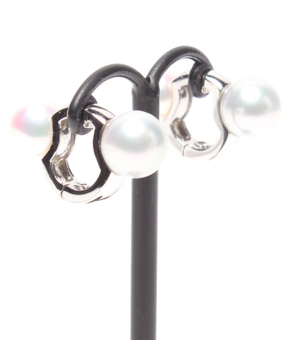 Beauty products Pt900 Pearl 8.5-9.2mm earrings Ladies (Earrings)