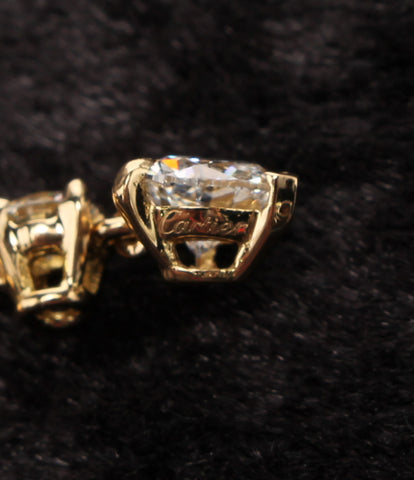Cartier beauty products K18YG diamond heart motif earrings K18 Ladies (Earrings) Cartier