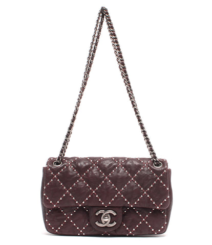 Chanel beauty products leather shoulder bag Matorasse W chain S flap Matorasse W chain S flap Women's CHANEL