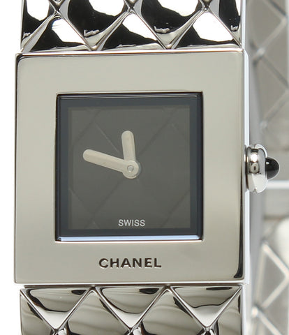 Chanel Watch List Watch Matrasse Quartz Black Ladies Chanel
