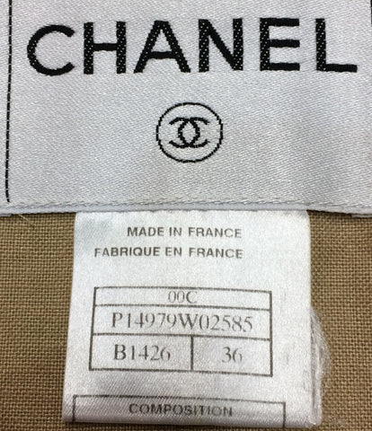 Chanel的合奏粗花呢外套00C P14979女士们SIZE 36（S）CHANEL