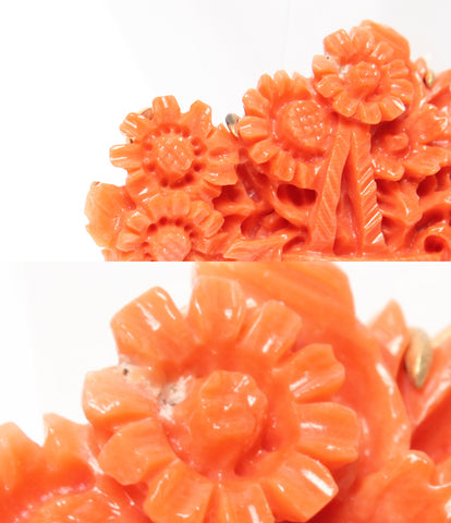 K18YG coral sash clip Ladies (Other)