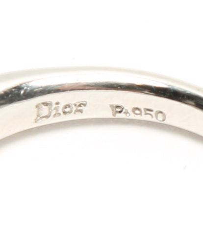 Christian Dior beauty products Pt950 diamond 0.22ct ring Ladies SIZE 8 No. (ring) Christian Dior