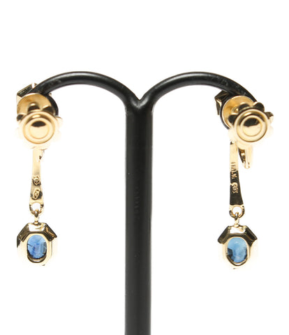 Beauty products K18YG sapphire diamond earrings Ladies (Earrings) Gianfranco Canu