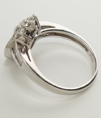 pt900 เพชร 0.94ct ริบบิ้น motif แหวนผู้หญิงขนาดที่ 13 (แหวน)