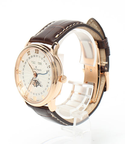 ブランパン 美品 腕時計 ヴィルレ コンプリートカレンダー ムーンフェイズ　  自動巻き   メンズ   BLANCPAIN