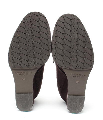 Bottega Veneta beauty products suede wedge lace-up shoes Women SIZE 35 (S) BOTTEGA VENETA