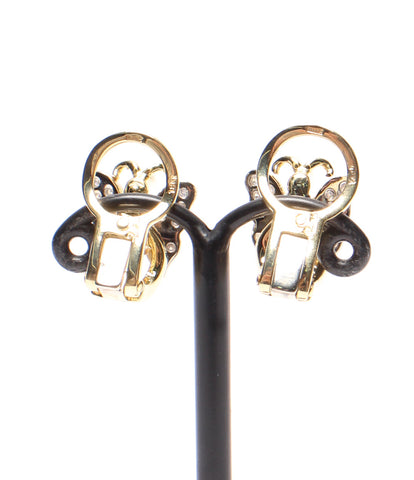 Pomellato beauty products K18YG diamond butterfly motif earrings K18 Ladies (Earrings) POMELLATO