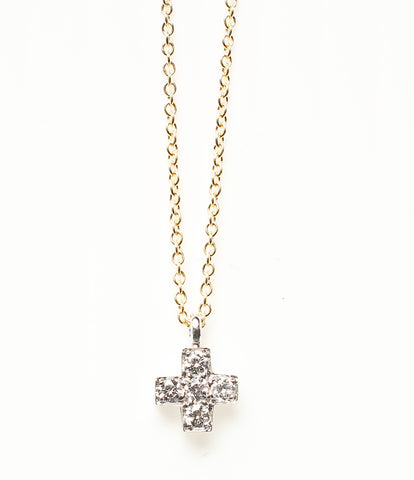 Tiffany beauty products Pt950 K18 diamond necklace pendant Ladies' (necklace) TIFFANY & Co.