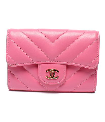 Chanel card case V stitch Ladies (2-fold wallet) CHANEL