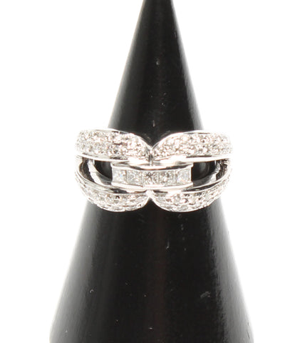 Pt900 diamond 1.00ct ring Ladies SIZE 11 No. (ring)