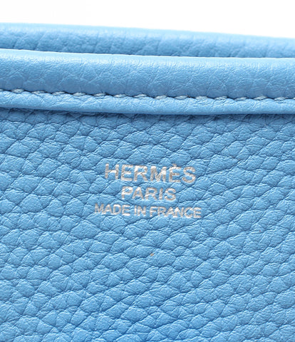 Hermes beauty products shoulder bag □ R engraved Blue Paradise Toriyon Evelyn PM unisex HERMES