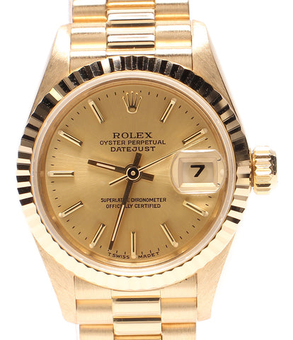 Rolex Watch Date เพียงแค่ทองอัตโนมัติผู้หญิง Rolex