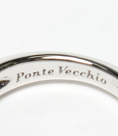 pontevekio ผลิตภัณฑ์ความงาม K18WG เพชร 0.12CT แหวน K18WG ผู้หญิงขนาด 13 (แหวน) PONTE VECCHIO