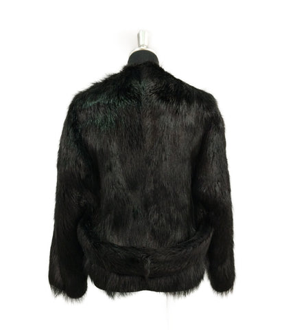 Balenciaga beauty products fur jacket toggle with ladies SIZE 34 (XS below) Balenciaga