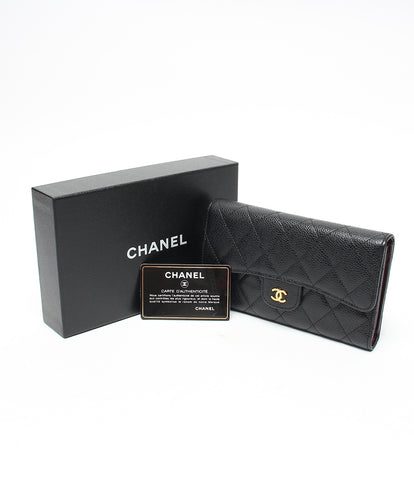Chanel Long Wallet Matrass สุภาพสตรี (กระเป๋าเงินยาว) Chanel