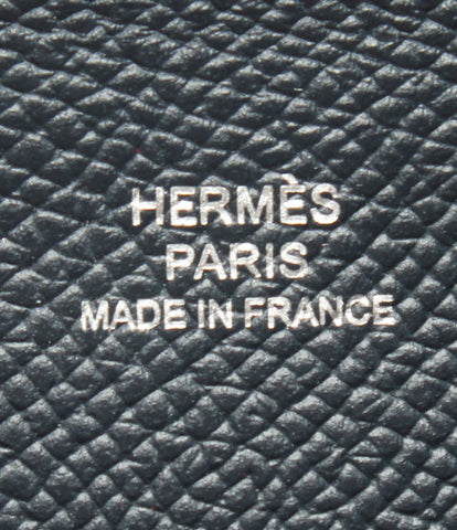 Hermes beauty products Calvi card case X engraved Men's (two-fold wallet) HERMES