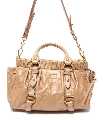 Miu Miu leather handbag Vittorio terrorism lux Ladies MiuMiu
