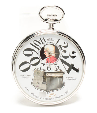 懐中時計 オルゴール モーツァルト生誕 250周年 記念モデル  オルゴール“魔笛” 手巻き   ユニセックス   BOEGLI