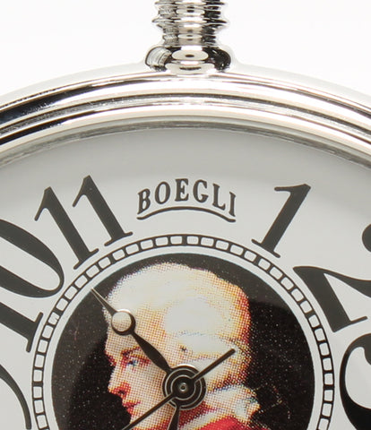 Pocket watch Music Box Mozart 250th Anniversary Model Music Box "The Magic Flute" hand-rolled unisex BOEGLI