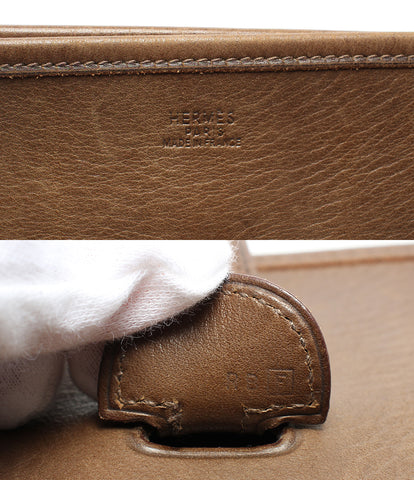 Hermes leather shoulder bag □ F engraved Evelyn PM Ladies HERMES