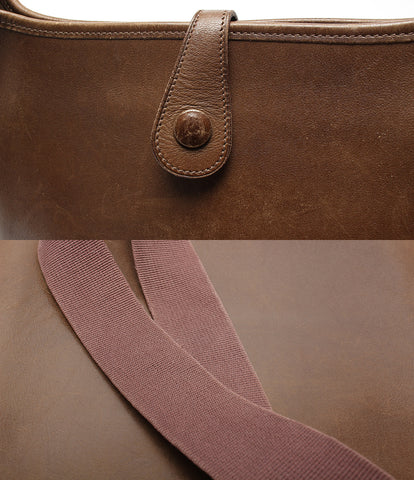 Hermes leather shoulder bag □ F engraved Evelyn PM Ladies HERMES