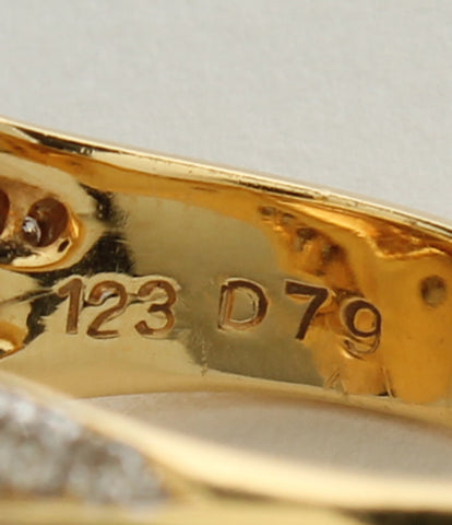 k18yg เพชร 2.02ct แหวนผู้หญิงขนาดหมายเลข 11 (แหวน)