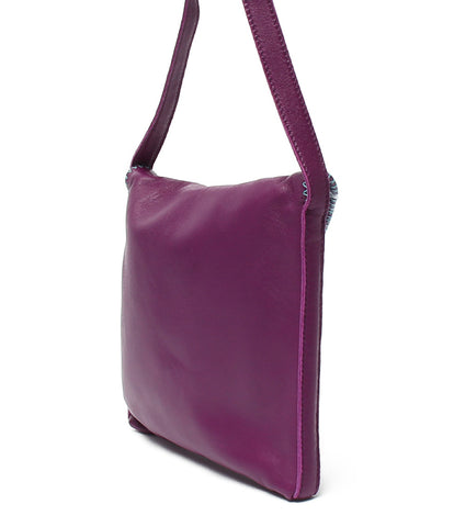Hermes beauty products sack pom-pom □ L leather shoulder bag ladies HERMES