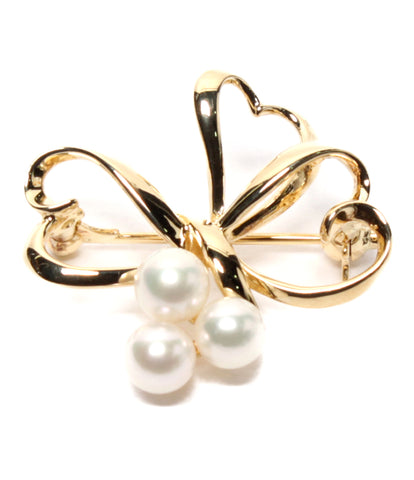 Mikimoto beauty products K18YG pearl 5mm brooch Ladies (other) MIKIMOTO