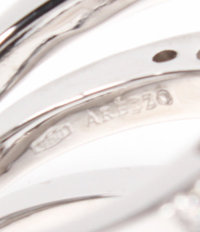 アレッツォ 美品 K18 ダイヤ 1.15ct スター ムーンモチーフ リング      レディース SIZE 12号 (リング) AREZZO