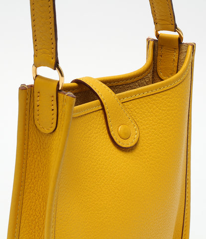 Hermes beauty products leather shoulder bag door Clemence leather □ G engraved Evelyn TPM Ladies HERMES