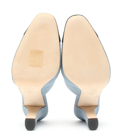 Chanel beauty products 17S by color mules denim tone Ladies SIZE 37 (M) CHANEL