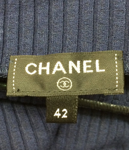 Chanel的美容产品18A套衫罗纹针织女士们SIZE 42（M）CHANEL