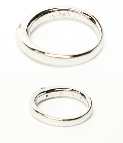 แหวนแหวนเพชรธรรมชาติ D0.151CT PT950 ผู้หญิงขนาดหมายเลข 7 (แหวน) Come Ca du โหมด