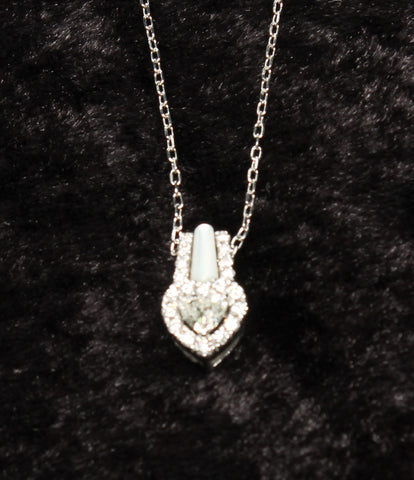 K18WG母亲珍珠钻石项链0.508ct K18WG女士（项链）Paruju
