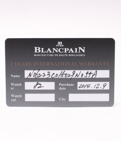 Blancpain in translation watch Villeret Automatic Blue Men's BLANCPAIN