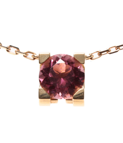 Cartier K18 pink tourmaline necklace ladies (necklace) Cartier