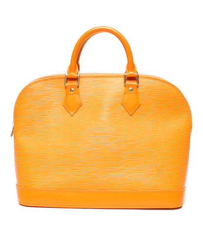 Louis Vuitton กระเป๋าถือความงาม Alma Epimandarin สีส้ม Epi สุภาพสตรี Louis Vuitton