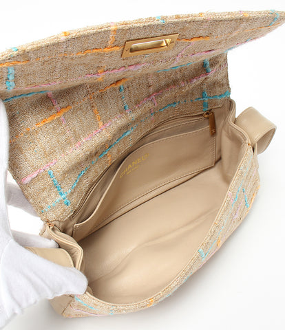 Chanel shoulder bag tweed lambskin 2.55 Ladies CHANEL