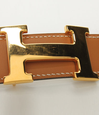 Hermes beauty products CUIRSEUL 32MM gold H bracket belt □ M engraved CUIRSEUL 32MM Epson X Vaud Chamonix Men's (multiple size) HERMES
