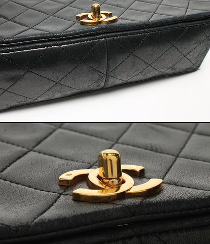 Chanel leather shoulder bag (large) Matorasse (single chain) Women CHANEL