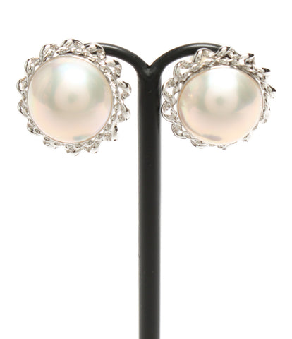 Beauty products K14 pearl earrings K14WG Ladies (Earrings)